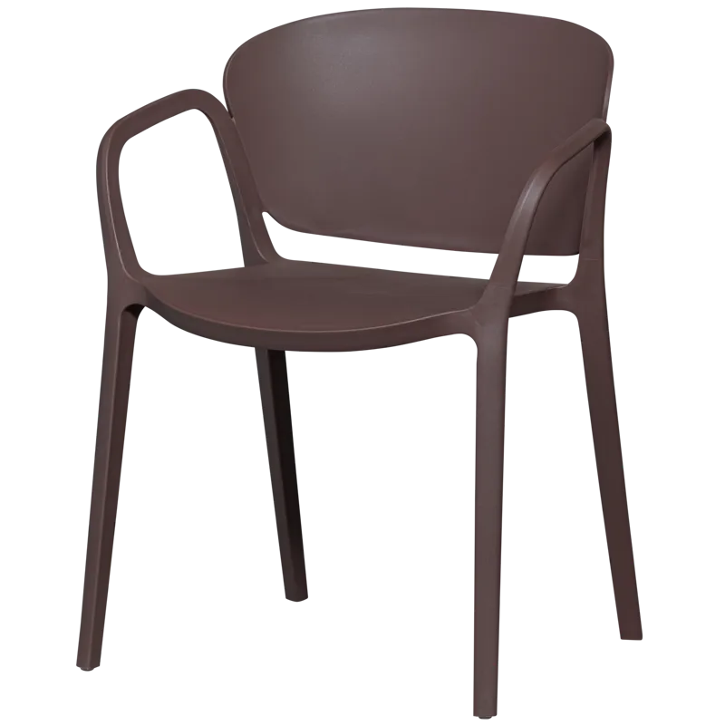 Spisebordsstol Bent udendørs, Lilla/Brun