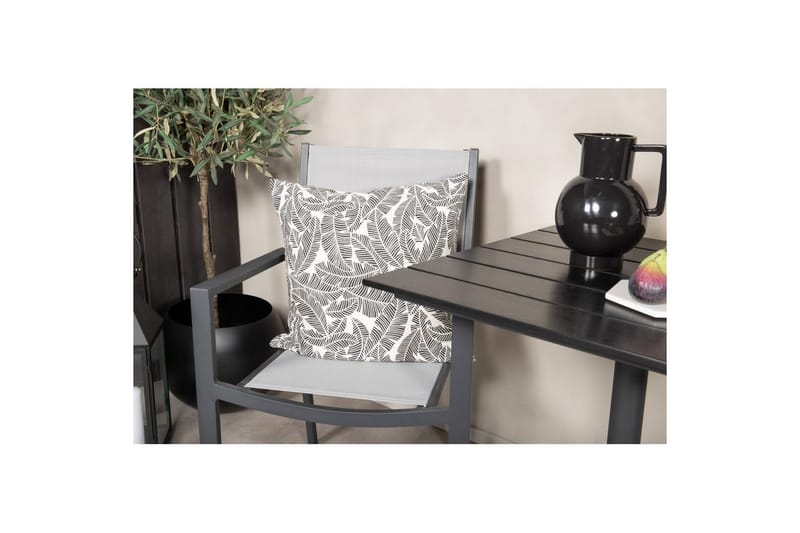 Spisegruppe Colorado Cafébord 70x70 cm Sort med 2 stk. Copacabana Stole - Havemøbler - Balkon - Balkonmøbler - Altansæt