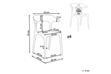 Squinzano Armstol - Grå - Møbler - Stole & lænestole - Armstole