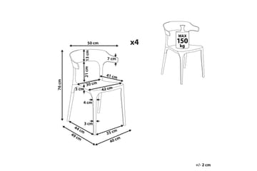 Squinzano Armstol - Sort - Møbler - Stole & lænestole - Armstole