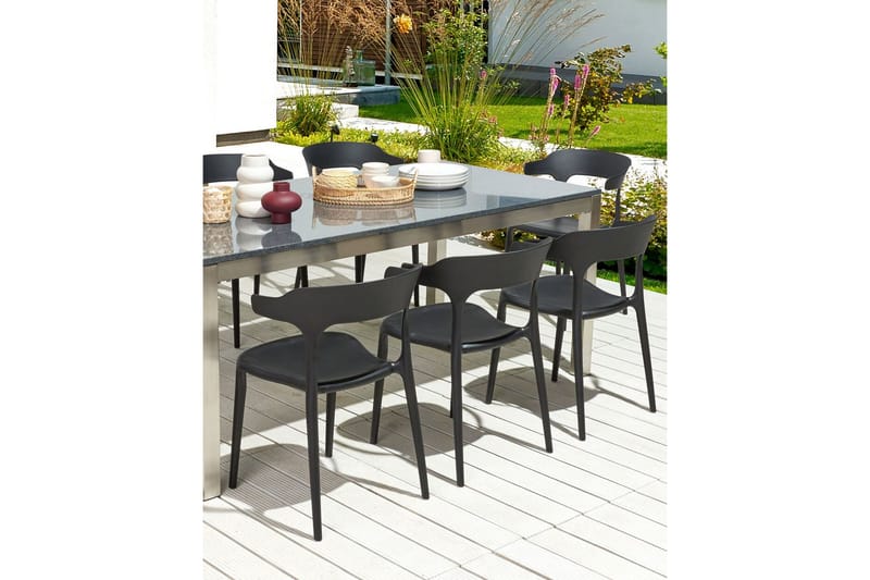 Squinzano Armstol - Sort - Havemøbler - Balkon - Balkonmøbler - Altanstole