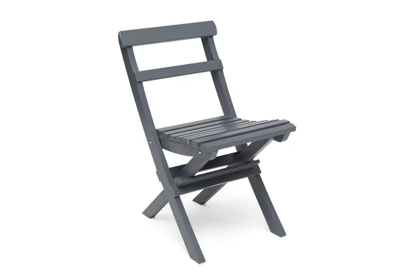 Stol Hillerstorp Torpet klapstol Stålgrå - Stålgrå - Havemøbler - Balkon - Balkonmøbler - Altanstole