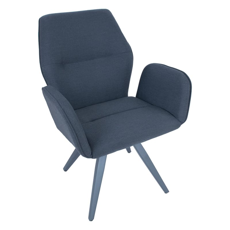 Stol HOME4YOU Columbus drejestol mørkegrå - mørkegrå - Havemøbler - Balkon - Balkonmøbler - Altanstole