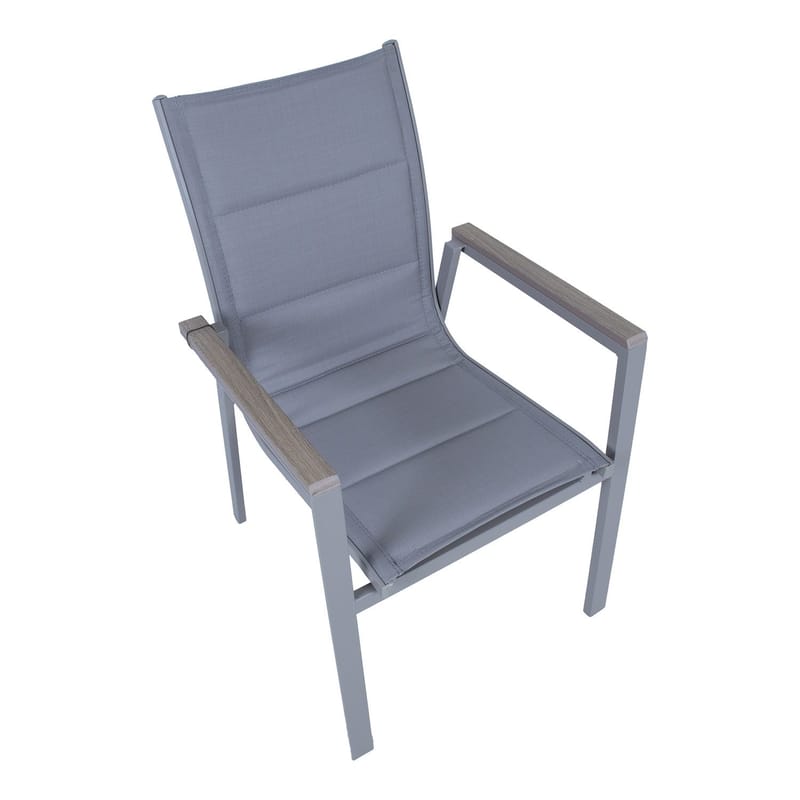 Stol HOME4YOU Corinna Lysegrå - lysegrå - Havemøbler - Balkon - Balkonmøbler - Altanstole