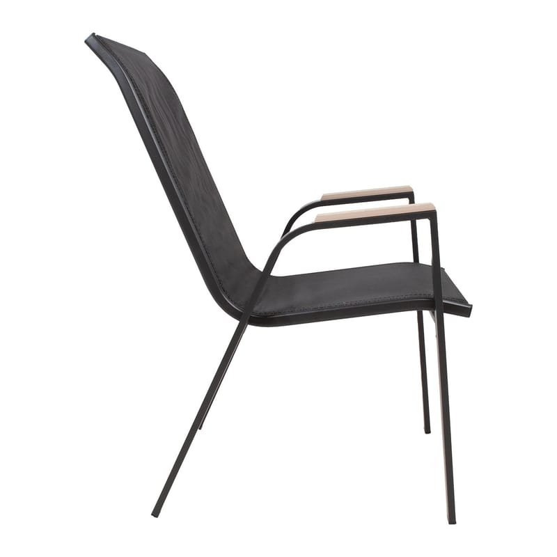 Stol HOME4YOU Galway Sort - Sort - Havemøbler - Balkon - Balkonmøbler - Altanstole