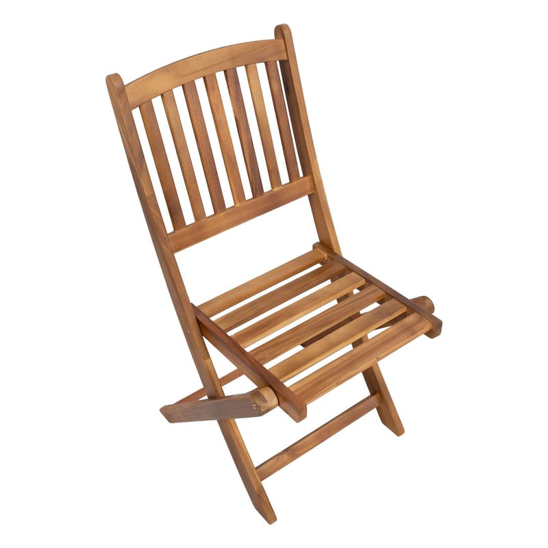 Stol HOME4YOU Gwen akacie - brun - Havemøbler - Balkon - Balkonmøbler - Altanstole