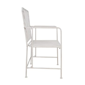 Stol HOME4YOU Jasmine antikhvid metal - antik hvid - Havemøbler - Balkon - Balkonmøbler - Altanstole
