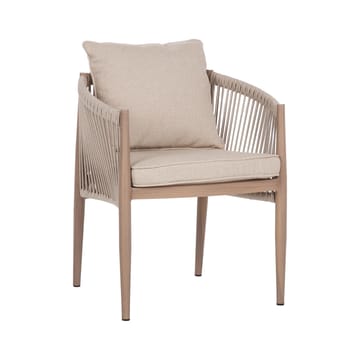 Stol HOME4YOU Medina 62x60x74 cm Beige - Beige - Havemøbler - Balkon - Balkonmøbler - Altanstole