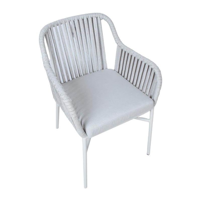 Stol HOME4YOU Melrose grå - Beige - Havemøbler - Balkon - Balkonmøbler - Altanstole