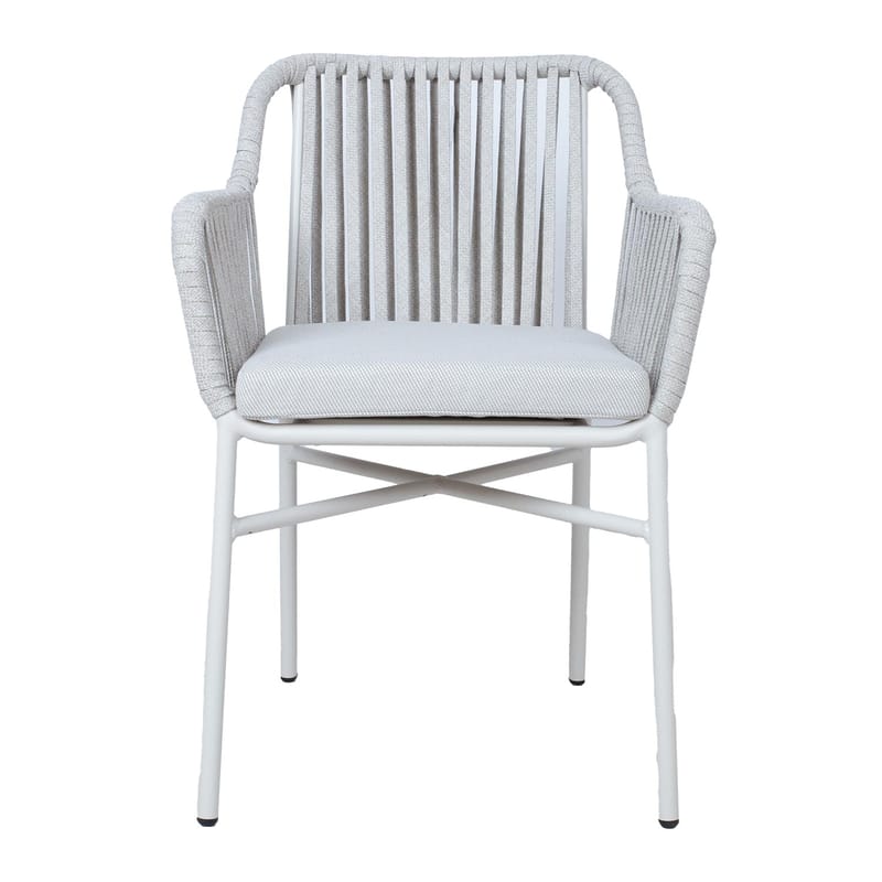 Stol HOME4YOU Melrose grå - Beige - Havemøbler - Balkon - Balkonmøbler - Altanstole