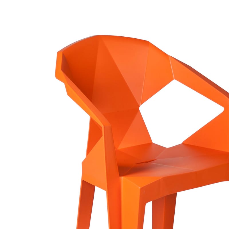 Stol HOME4YOU Muze Orange - Orange - Havemøbler - Balkon - Balkonmøbler - Altanstole