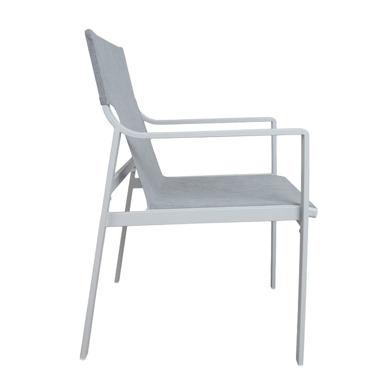 Stol HOME4YOU Osman lysegrå - lysegrå - Havemøbler - Balkon - Balkonmøbler - Altanstole