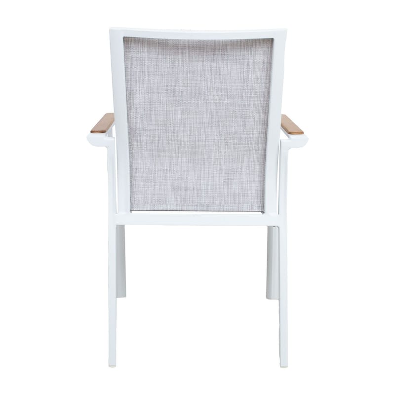 Stol HOME4YOU Savo hvid - Hvid - Havemøbler - Balkon - Balkonmøbler - Altanstole