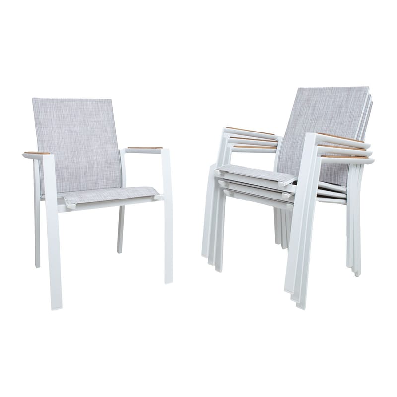 Stol HOME4YOU Savo hvid - Hvid - Havemøbler - Balkon - Balkonmøbler - Altanstole