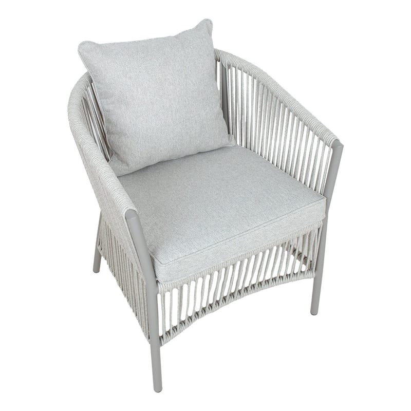 Stol HOME4YOU Silva gråbeige - Grålig beige - Havemøbler - Balkon - Balkonmøbler - Altanstole