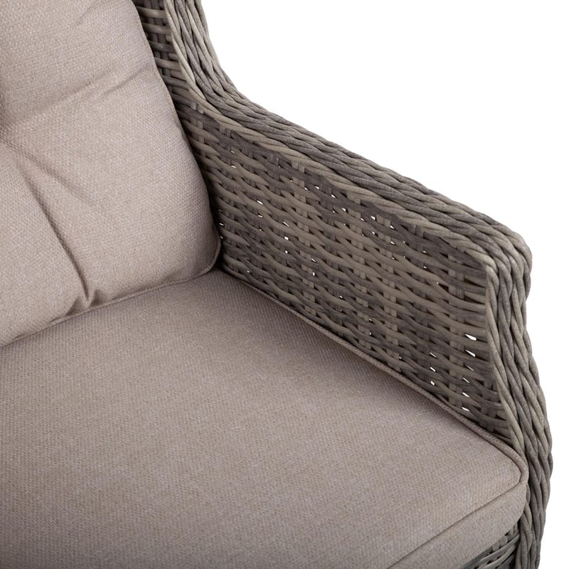 Stol HOME4YOU Trento Lysegrå - Lysegrå - Havemøbler - Balkon - Balkonmøbler - Altanstole