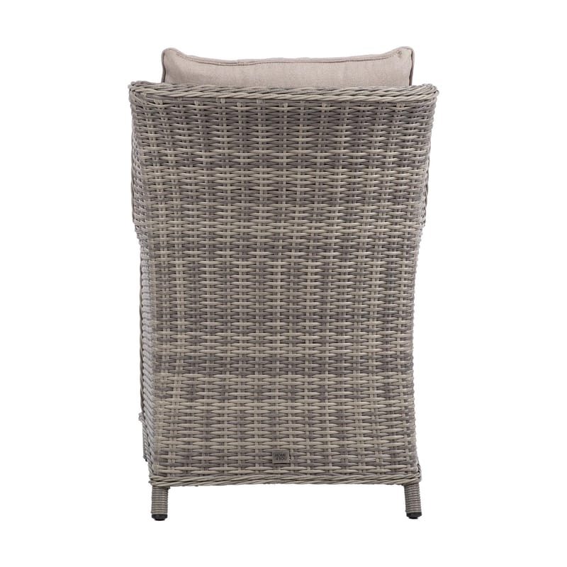 Stol HOME4YOU Trento Lysegrå - Lysegrå - Havemøbler - Balkon - Balkonmøbler - Altanstole