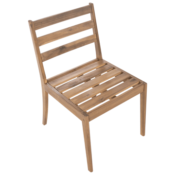 Stol udendørs Chioggia akacietræ - Brun - Havemøbler - Balkon - Balkonmøbler - Altanstole