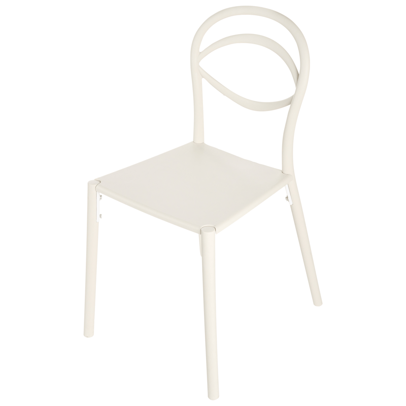 Stol udendørs Covolo - Hvid - Havemøbler - Balkon - Balkonmøbler - Altanstole