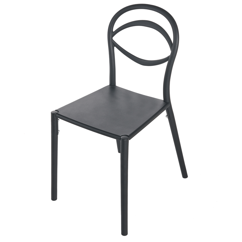 Stol udendørs Covolo - Sort - Havemøbler - Balkon - Balkonmøbler - Altanstole