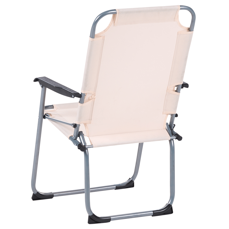 Stol udendørs Galatsi foldbar - Beige/Sort/Grå - Havemøbler - Balkon - Balkonmøbler - Altanstole