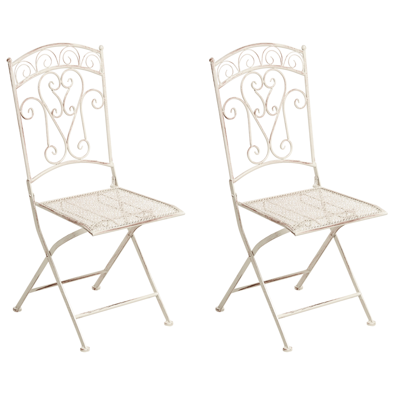 Stol udendørs Juina foldbar, Beige
