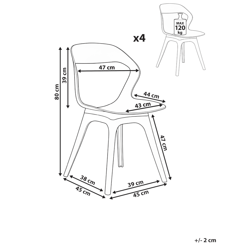 Stol udendørs Lachania - Beige - Havemøbler - Balkon - Balkonmøbler - Altanstole