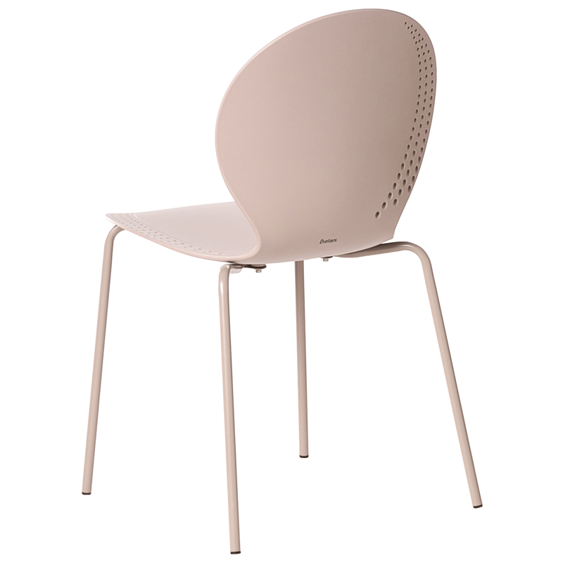 Stol udendørs Milos stabelbar - Beige - Havemøbler - Balkon - Balkonmøbler - Altanstole