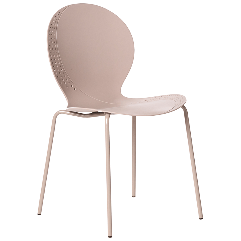 Stol udendørs Milos stabelbar - Beige - Havemøbler - Balkon - Balkonmøbler - Altanstole
