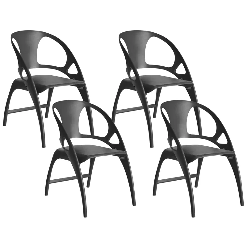 Stol udendørs Nemi foldbar, Sort