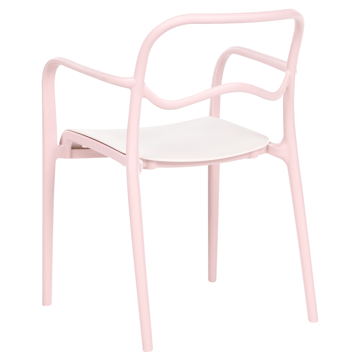 Stol udendørs Thasos - Rosa/Beige - Havemøbler - Balkon - Balkonmøbler - Altanstole
