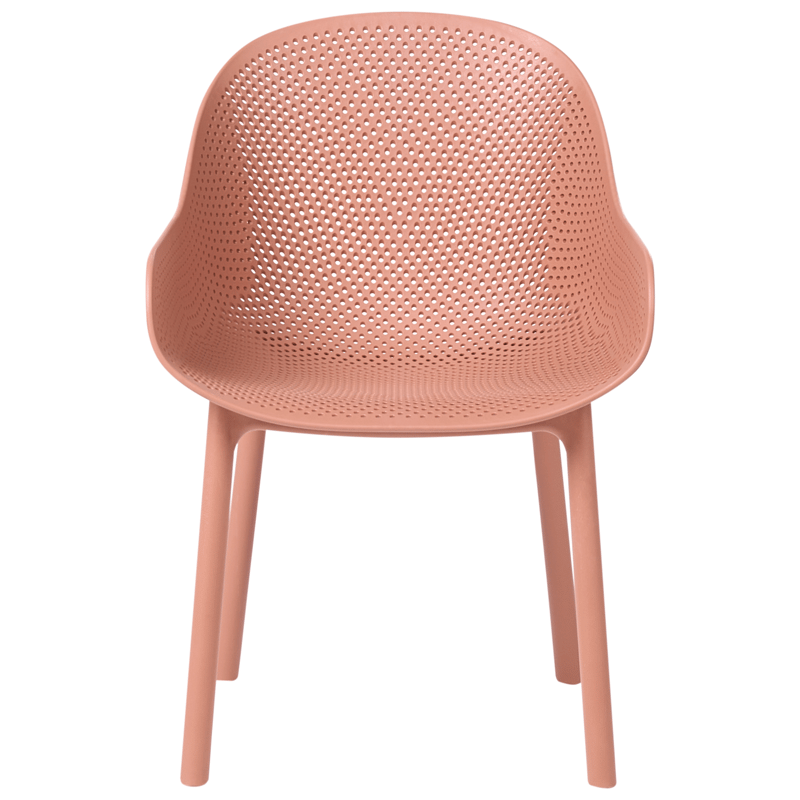 Stol udendørs Tiggiano - Orange - Havemøbler - Balkon - Balkonmøbler - Altanstole
