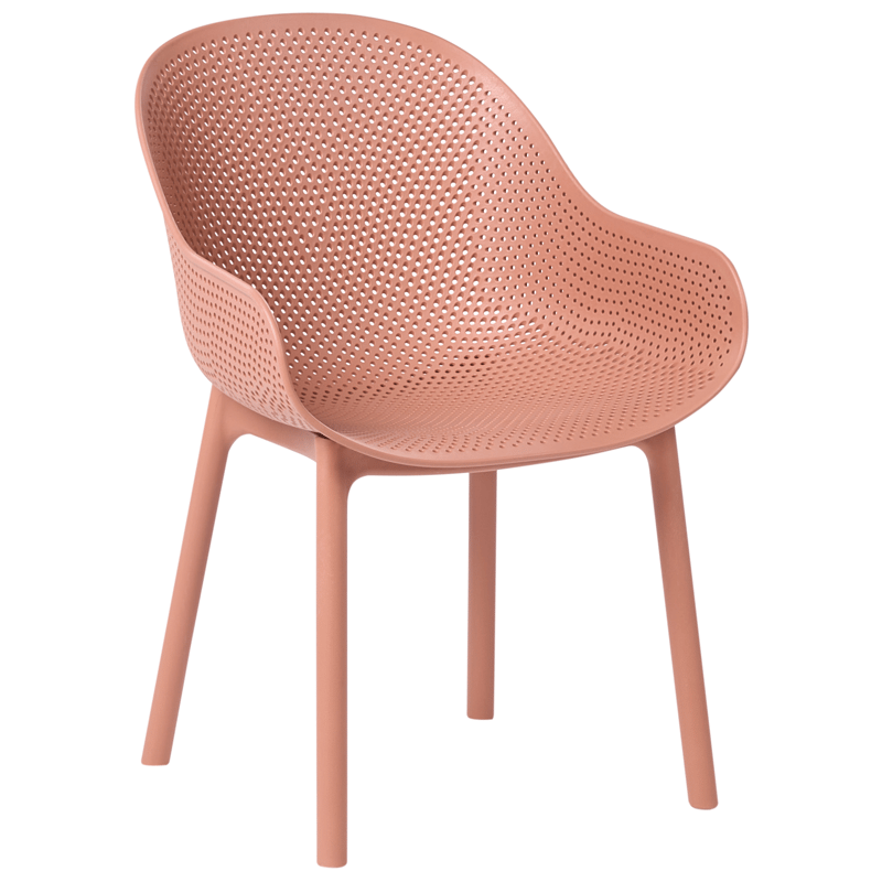 Stol udendørs Tiggiano - Orange - Havemøbler - Balkon - Balkonmøbler - Altanstole