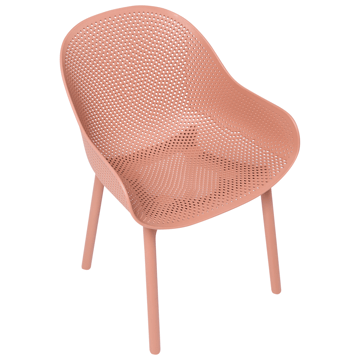 Stol udendørs Tiggiano - Orange - Havemøbler - Balkon - Balkonmøbler - Altanstole