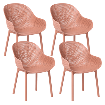 Stol udendørs Tiggiano - Orange - Havemøbler - Balkon - Balkonmøbler - Altanstole