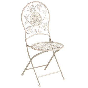 Stol udendørs Yaviza foldbar - Beige - Havemøbler - Balkon - Balkonmøbler - Altanstole