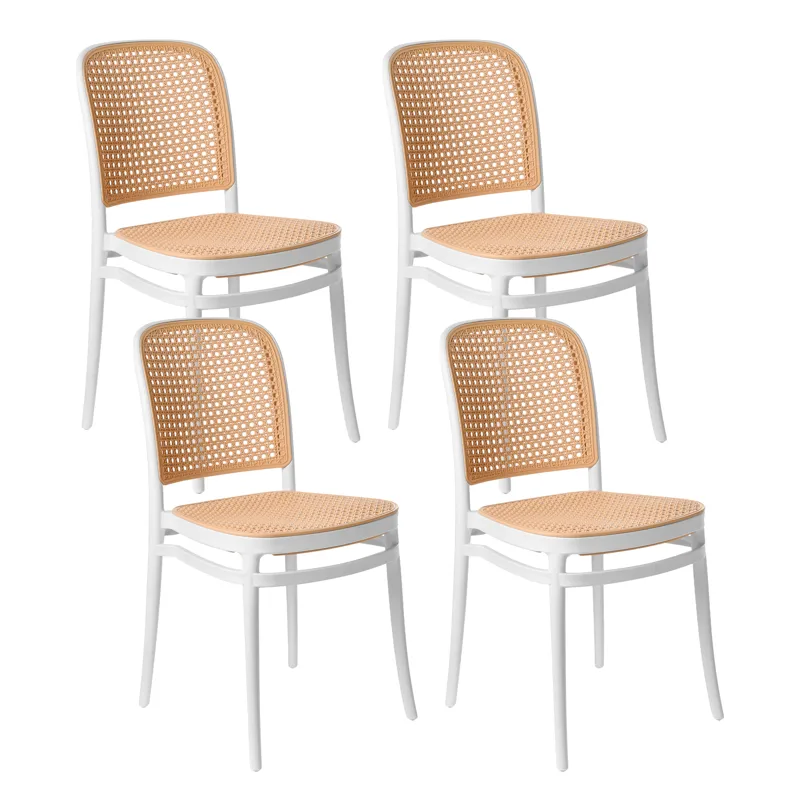 Stol udendørs Plose, Beige/Hvid
