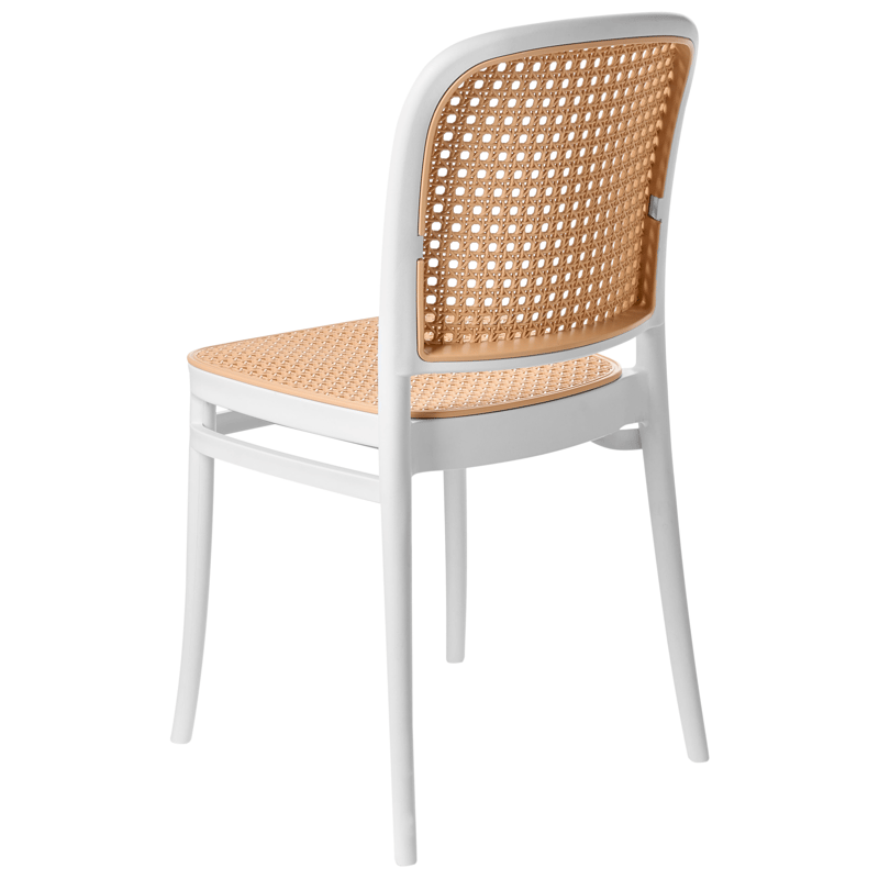 Stol udendørs Plose - Beige/Hvid - Havemøbler - Balkon - Balkonmøbler - Altanstole