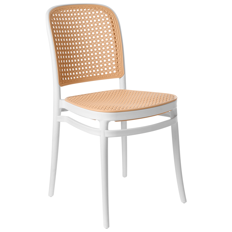 Stol udendørs Plose - Beige/Hvid - Havemøbler - Balkon - Balkonmøbler - Altanstole
