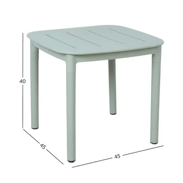 Table HOME4YOU - Grønlig grå - Havemøbler - Balkon - Balkonmøbler - Altanborde
