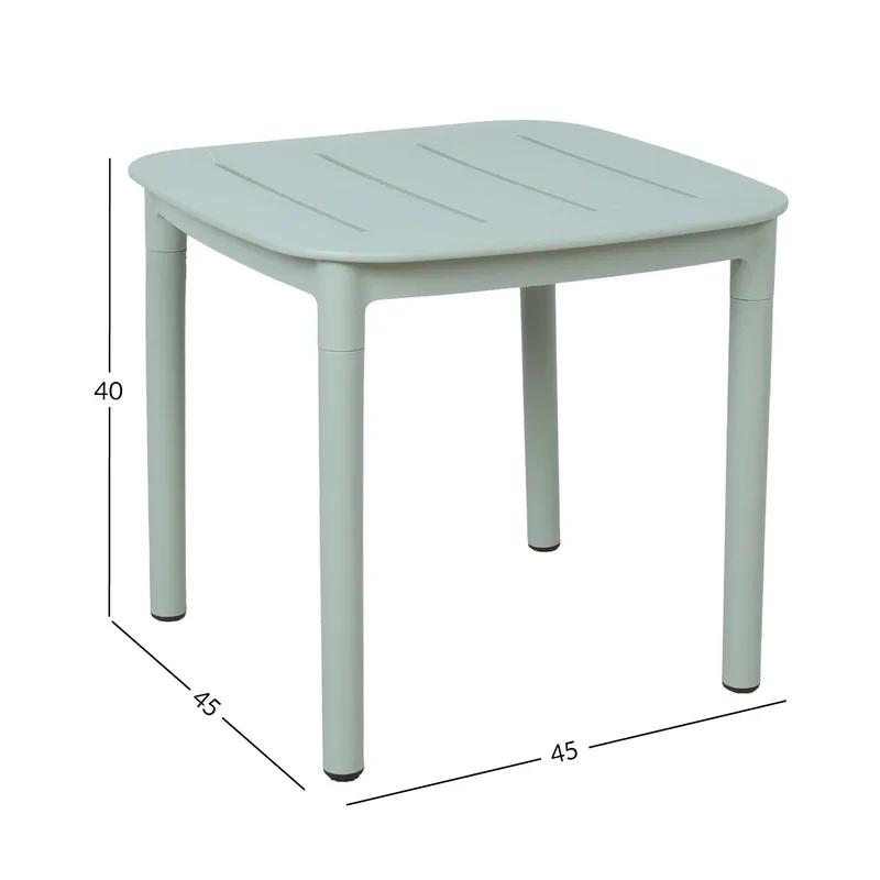 Table HOME4YOU - Grønlig grå - Havemøbler - Balkon - Balkonmøbler - Altanborde