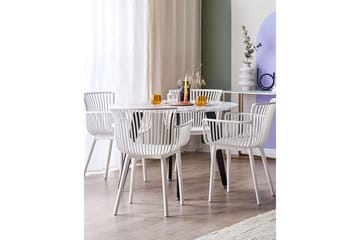 Taurisano Armstol - Hvid - Havemøbler - Balkon - Balkonmøbler - Altanstole