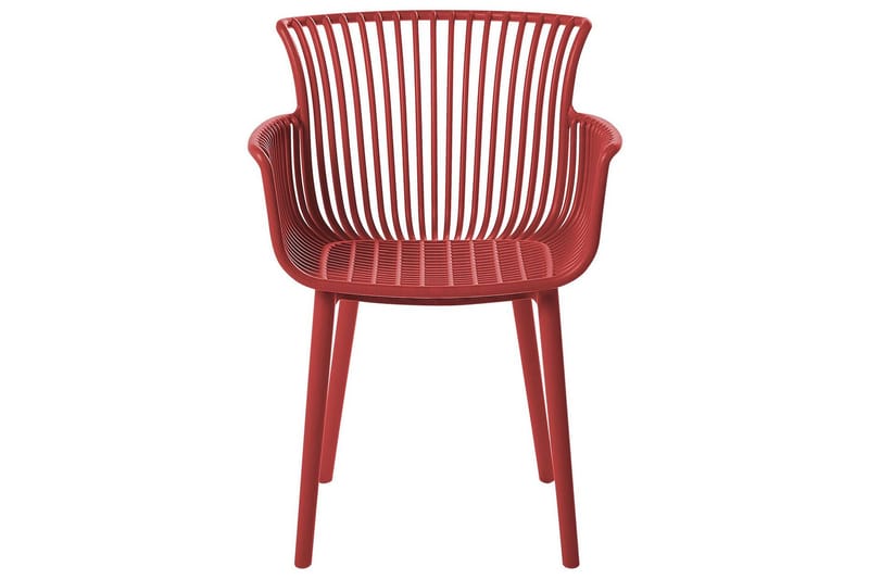 Taurisano Armstol - Rød - Havemøbler - Balkon - Balkonmøbler - Altanstole