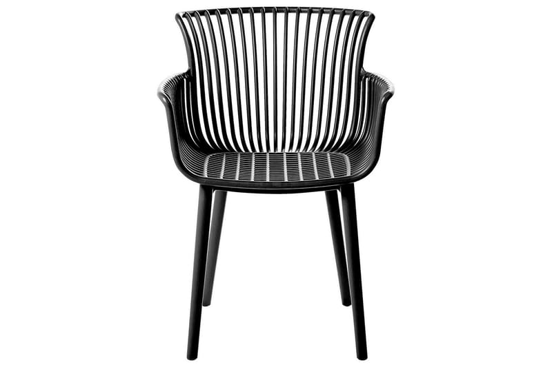 Taurisano Armstol - Sort - Havemøbler - Balkon - Balkonmøbler - Altanstole