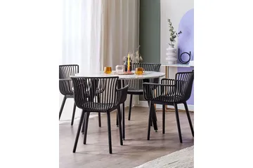 Taurisano Armstol - Sort - Havemøbler - Balkon - Balkonmøbler - Altanstole
