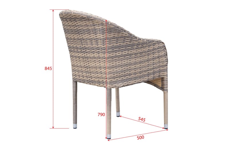 Thor Lænestol Udendørs - Beige - Havemøbler - Balkon - Balkonmøbler - Altanstole