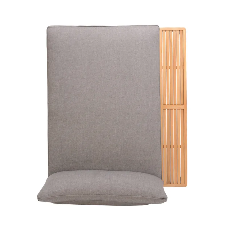 TOPAZ Daybed XL - Træ/Grå - Havemøbler - Balkon - Balkonmøbler - Altanbænke