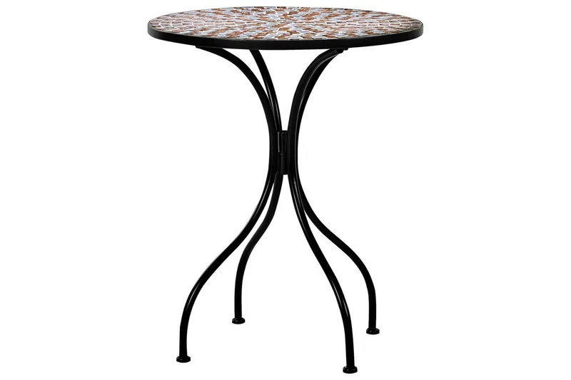 Trädgårdsbord Beliani Carpino Black, GOLD, Grey - Havemøbler - Balkon - Balkonmøbler - Altanborde