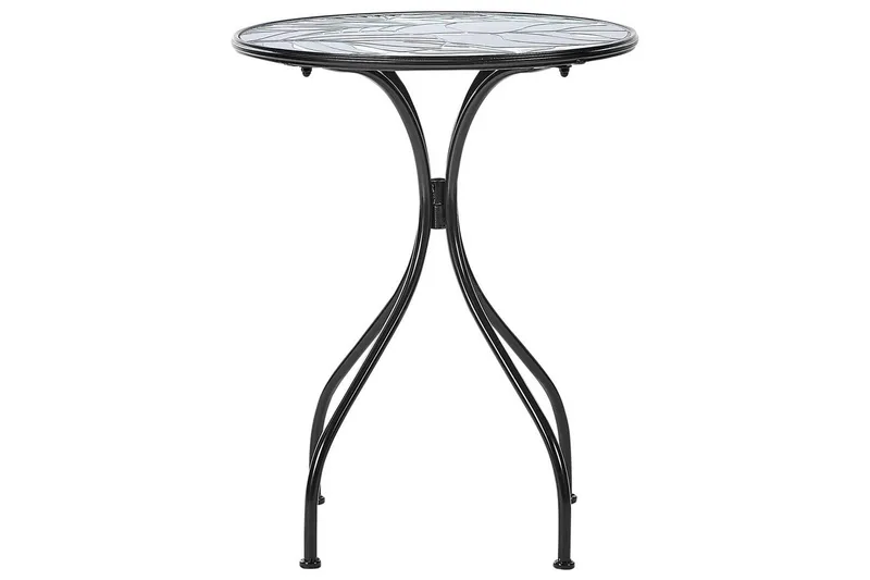 Trädgårdsbord Beliani Cozzana Black||Green - Havemøbler - Balkon - Balkonmøbler - Altanborde