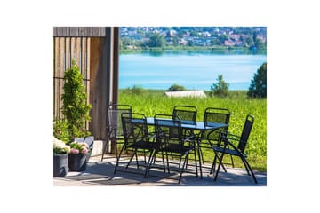 Trädgårdsbord Beliani Livo Black - Havemøbler - Balkon - Balkonmøbler - Altanborde